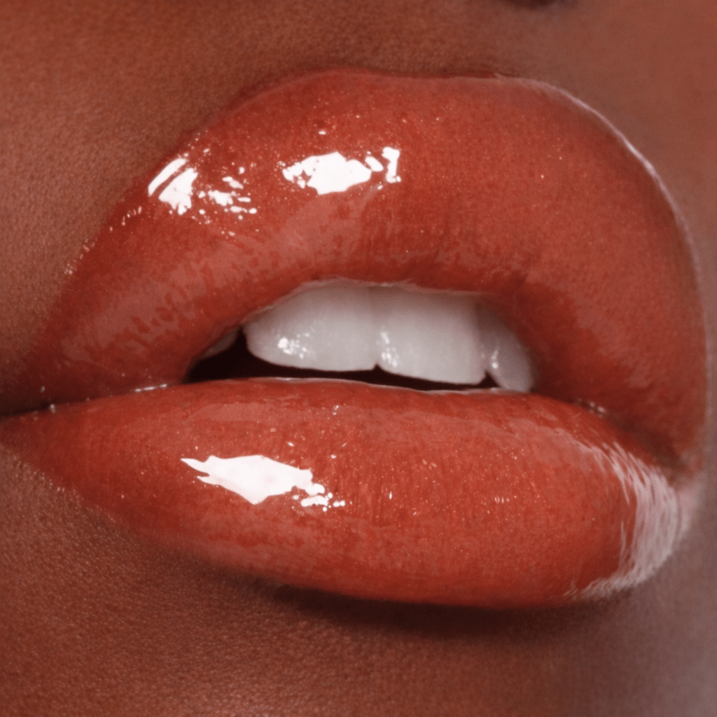 Bare Velour Luxe Velouré Lip Gloss swatch on lips