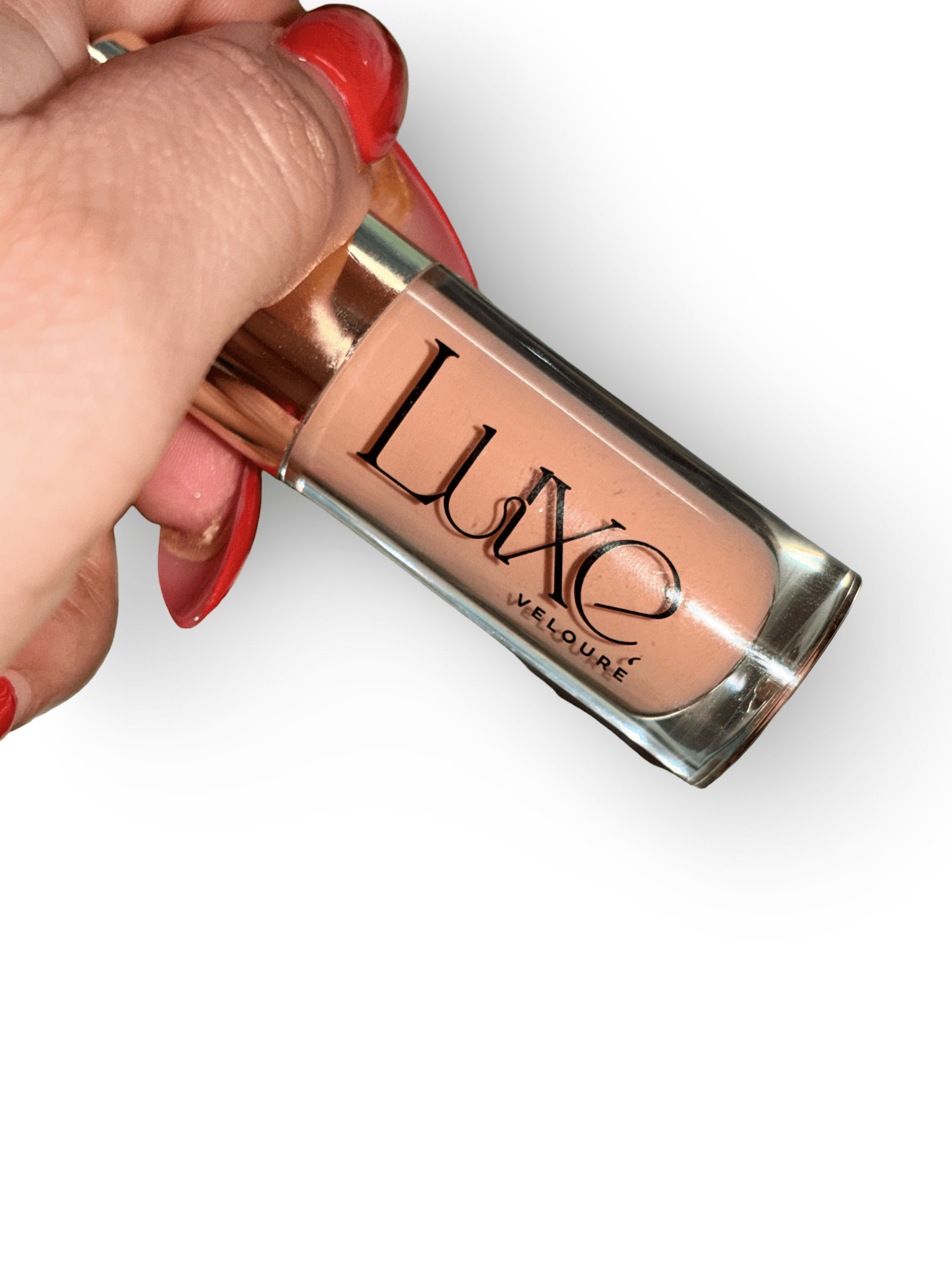 Luxe Velouré Bare Velour Lip Gloss – nude moisturizing gloss